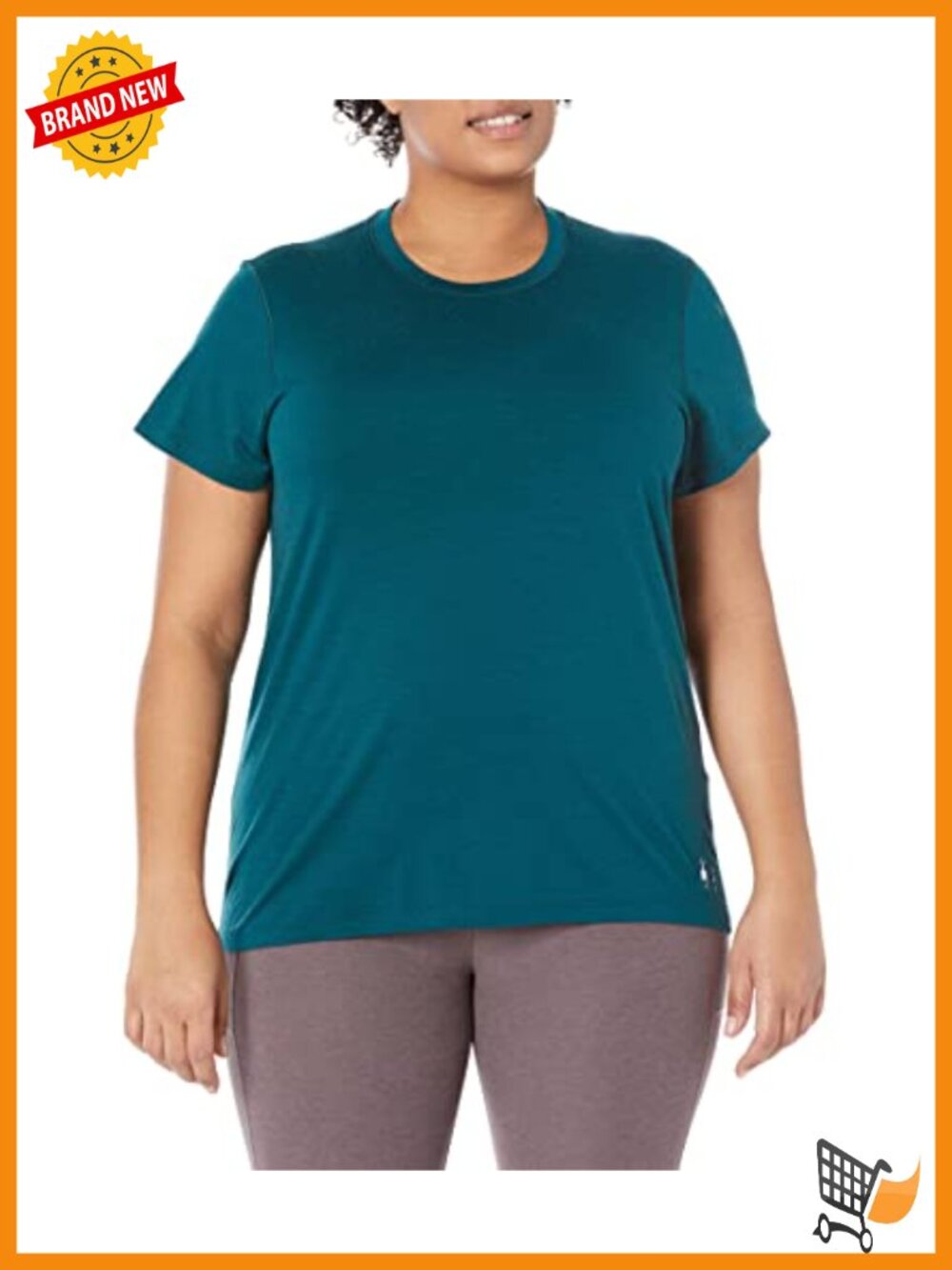 Merino Wool Short Sleeve Tee - Slim Fit Crew Neck T-Shirt